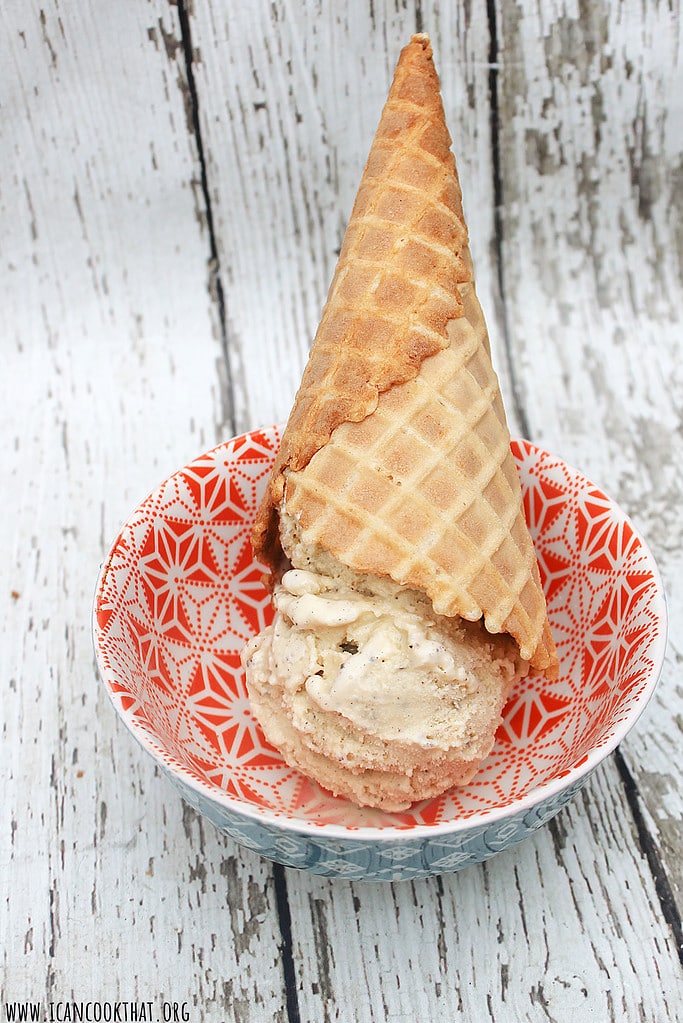 Homemade French Vanilla Ice Cream