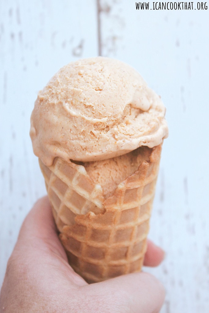 Homemade Pumpkin Ice Cream