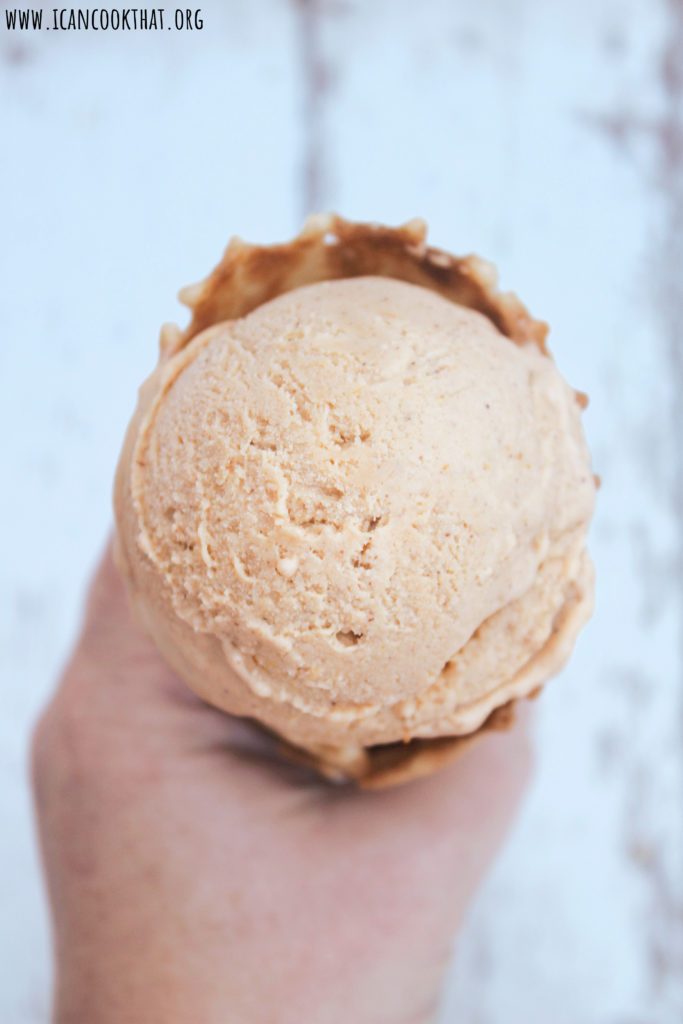 Homemade Pumpkin Ice Cream