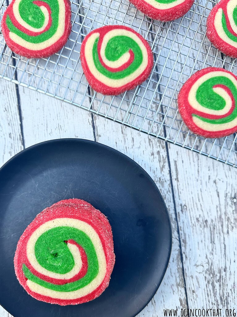 Christmas Pinwheel Cookies