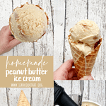 Homemade Peanut Butter Ice Cream