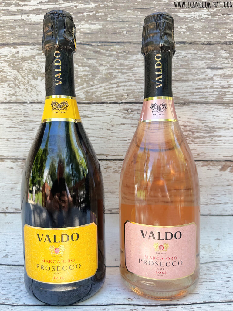 Valdo Marco Oro Prosecco DOC Brut and Valdo Marco Oro Rose Prosecco DOC Vintage Brut