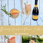 Rosemary Grapefruit Prosecco Cocktail