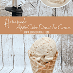 Homemade Apple Cider Donut Ice Cream