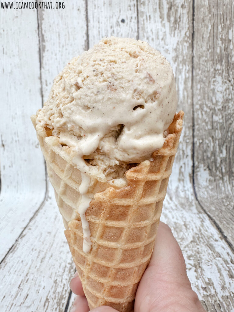 Homemade Apple Cider Donut Ice Cream