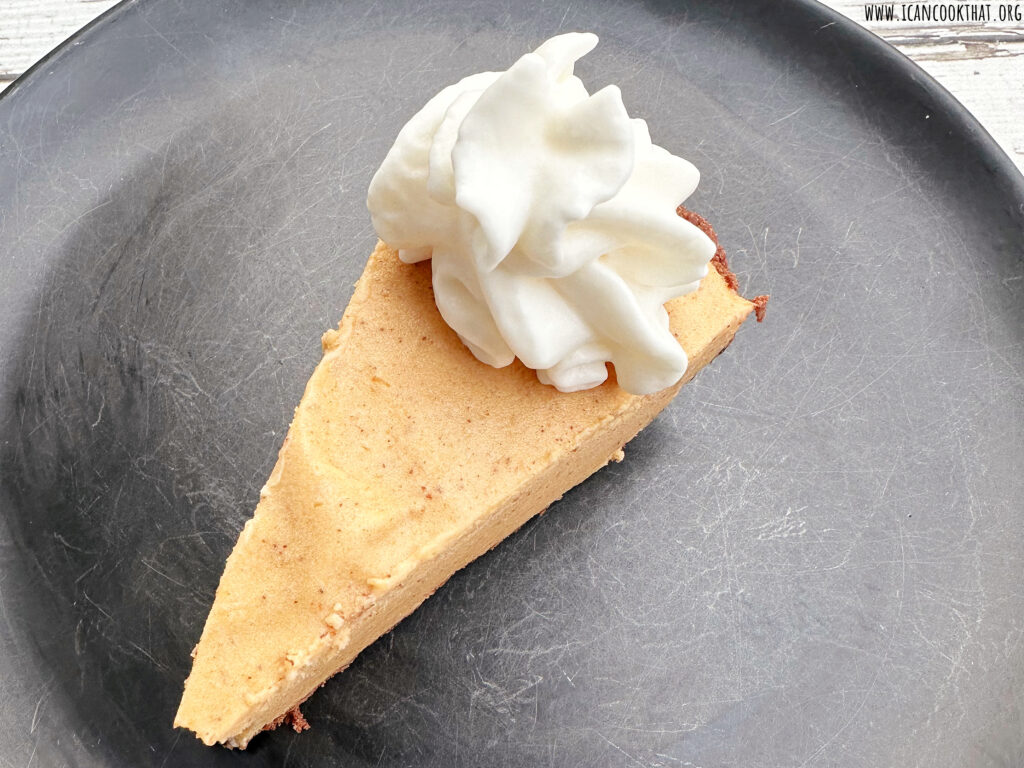 Pumpkin Ice Cream Pie