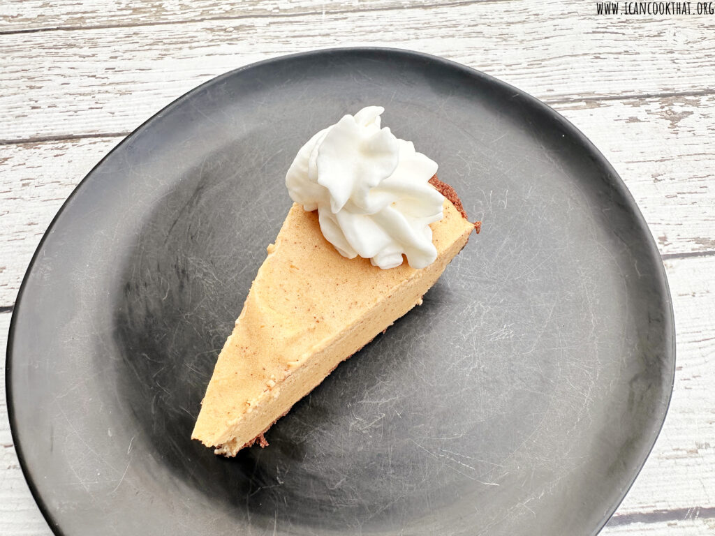 Pumpkin Ice Cream Pie