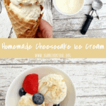 Homemade Cheesecake Ice Cream