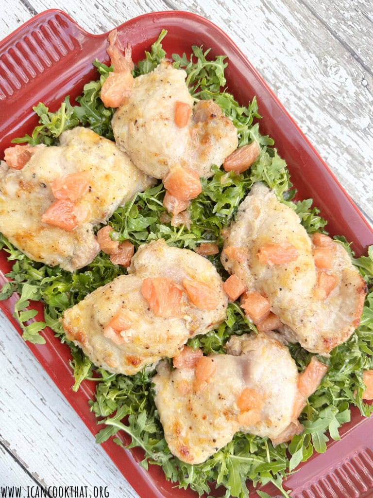 Grapefruit Miso Butter Chicken