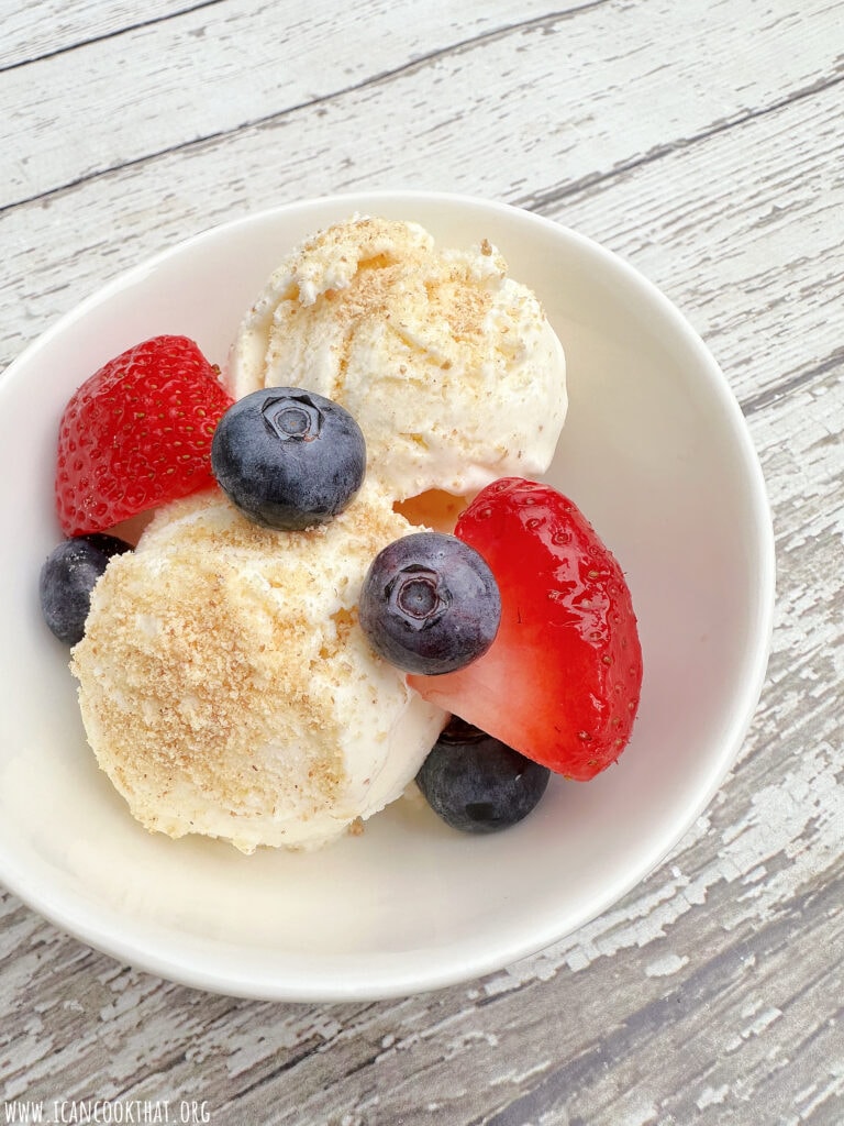 Homemade Cheesecake Ice Cream