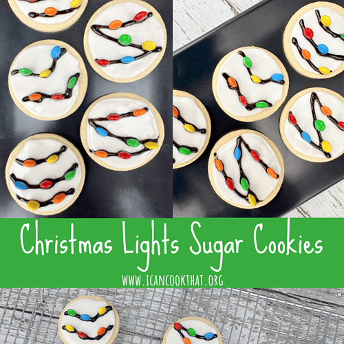 Christmas Lights Sugar Cookies
