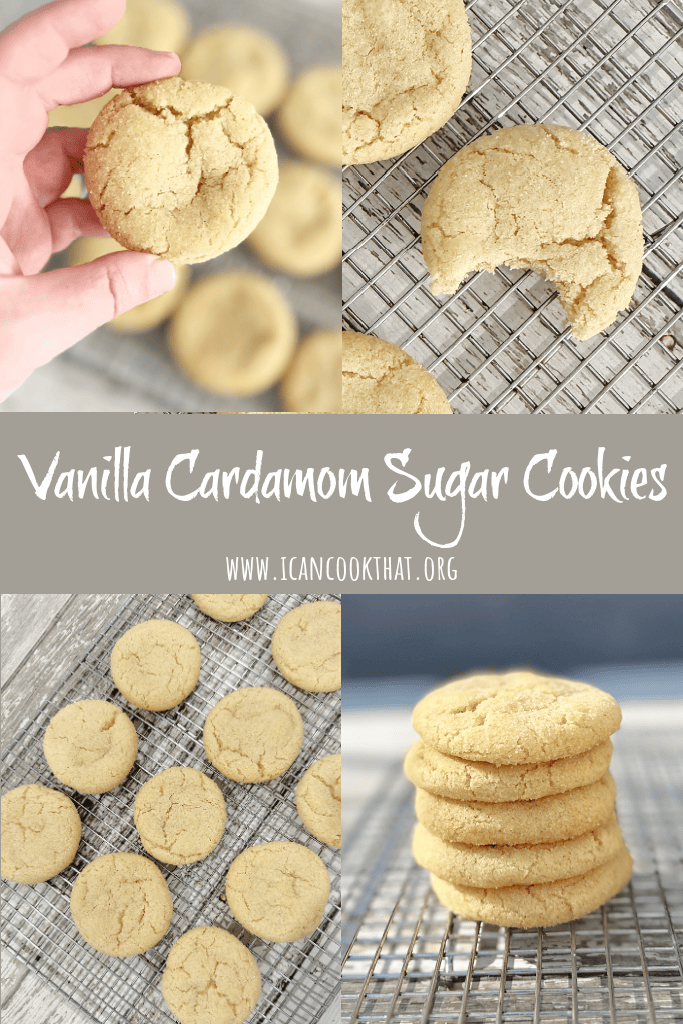 Vanilla Cardamom Sugar Cookies