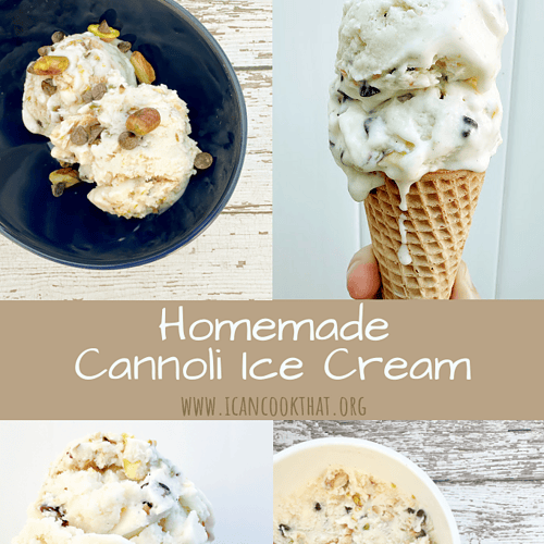 Homemade Cannoli Ice Cream
